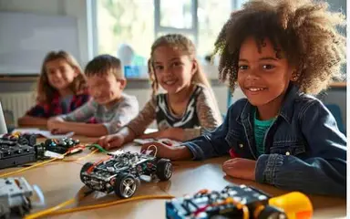 أطفال يبتسمون